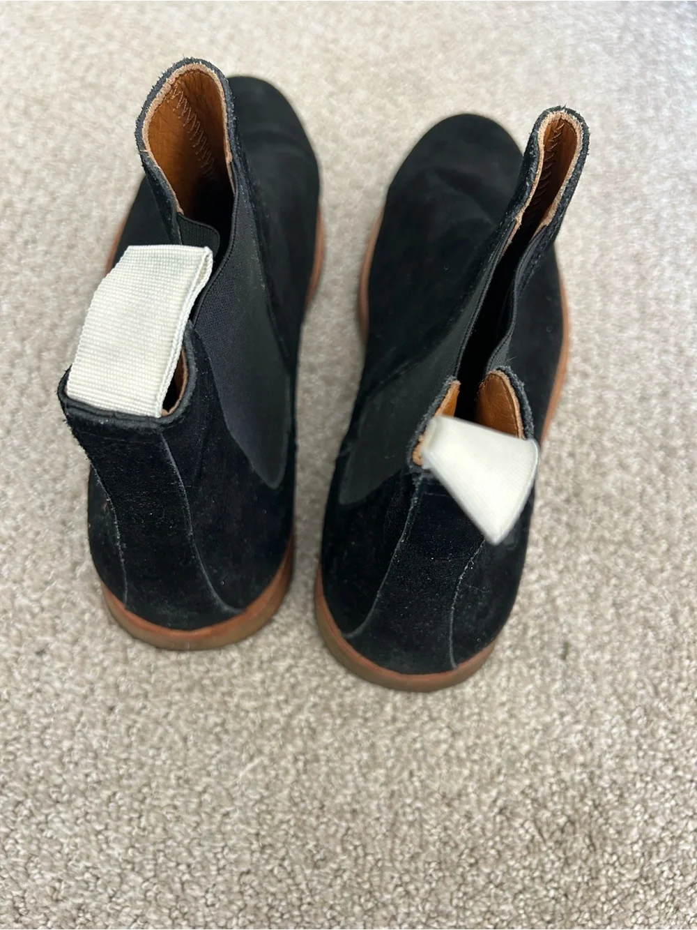 Black Suede Chelsea Boots - Common Projects